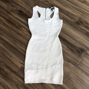 BCBG MaxAzria White Bandage Mini Dress XS